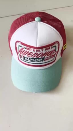 Spring And Summer New Mesh Embroidery Letter Awesome Baseball Cap Women's Baseball Cap Mesh Hat Men's Outdoor Sunscreen Cap