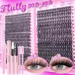 30D 40D Natural Feather-Soft Slim Lash Kit – Effortless Daily Glam for Fresh, Natural Makeup! Ultra-Gentle & Delicate