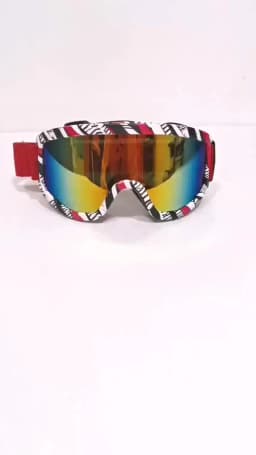 Large Frame Ski Goggles with Colorful Lens Anti-Collision Anti-Glare Lens Outdoor Sport Snow Snowboard for Snowboarding Skiing
