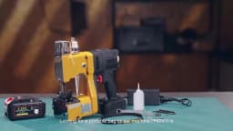 Electric Bag Sewing Machine 2200mAh Lithium Battery Handheld Industrial Packaging Sewing Machine for Hessian Canvas Fabric Bags