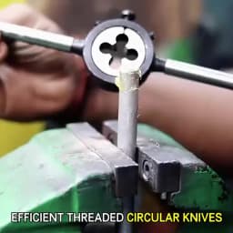 Round Die Wrench Adjustable Manual Die Wrench Holder Circular Die Handle Hand Tool For Dies Threading Tools