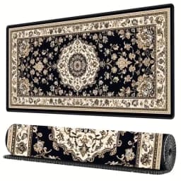 XXL Black Persian mouse pad long table mat floor mat carpet Game Work home desktop accessories Game player office quickly shipp