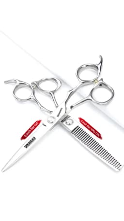 6 Inch Barber Specificlied Shears Professional Hairdressing Scissors Hairdresser Clippers Set Flat Thinning Hair Cutting Tools