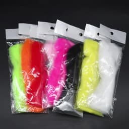 MNFT 2Packs Egg Yarn Fiber Baitfish Lure Trout Slamon Glow Bug Fly Tying Material Pink Yellow Green White Black Red Orange Color