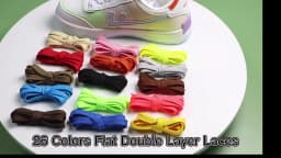 1Pair Classic Shoelaces for Sneakers Fabric Flat Shoe laces White Black Shoelace Elastic Laces Shoes 100/120/140/160CM Strings