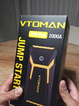 VTOMAN V6 Pro Car Jump Starter Power Bank 2000A Car Battery Charger Auto Emergency Booster Starting Device Jump Starter