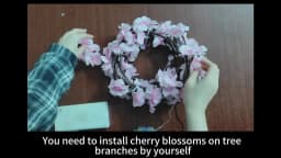 1PC 72/96/144LED Cherry Blossom Tree Lights USB Powered Dimmable LED Artificial Flower Branch Lamp for Bedroom Wedding Party