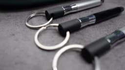 Mini 2 In 1 Touch Screen Stylus Ballpoint Pen Stylus Capacitive Pen Painting Pencil With Keychain For Iphone Huawei Android Phon