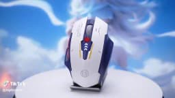 INPHIC Bluetooth Wireless Mouse Rechargeable 700mAh Ergonomic Mice 2.4G USB Receiver Mecha Gaming Mouse Laptop PC Mac MacBook