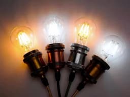 2Pcs E14 LED Bulb E27 220V Filament Light A60 C35 ST64 G80 G95 Edison Glass Bulb Retro Antique Vintage Style Cold White Warm