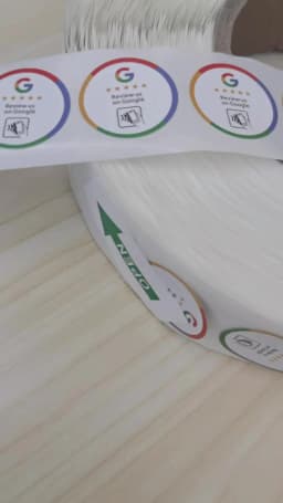 10/30/100Pcs Waterproof Google Review Stickers 504Bytes NFC215 Chip NFC Tap Review Sticker Boost Your Reviews Sticker NFC Tags