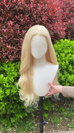 613 Blonde 13X4 Synthetic Lace Front Wigs for Women 26 Inch Long Wavy Glueless Synthetic Wigs Free Part 150% Density Lady Wigs
