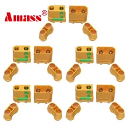 Amass XT90S Connector xt90s anti spark XT90S XT90-S Male Female Motor Adapter for Battery ESC and Charger Lead for RC Car Truck