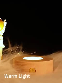 GGbingo 6cm Bedside RGB Lamp Solar Theme Cosmos Series Crystal Ball Night Lights Milky Way Moon for Desk Creative Gift