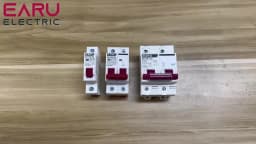 1P 2P DC MCB 12V 24V 48V 60V 110V Circuit Breaker Battery Protect Switch Positive Negative Short Circuit 6A 16A 20A 32A 63A 125A