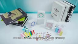 MINI Print Portable Thermal Printer Photo Pocket Thermal Label Printer 58mm Printing Wireless Bluetooth Android IOS