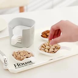 7pcs/set Sauce Dish Food Sauce Dish Dipping Dish SetSnack Seasoning Dish Food Container Tomato Sauce Plates Kitchen Supplies