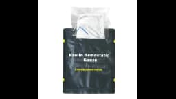 Hemostatic Kaolin Gauze Combat Emergency Trauma Z-Fold Soluble for Ifak Tactical First Aid Kit Wound Dressing Edc Kit First Aid