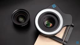 APEXEL 10-20X Zoom Macro Lens HD Micro Phone Camera Lenses with LED Fill Light for iPhone Samsung All Smartphones Eyelash Macro