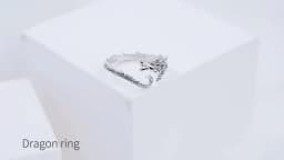 Eudora 925 Sterling Silver Cool Dragon Adjustable Ring for Men Women Temperament Personality Dragon Ring vintage Jewelry Gift