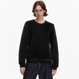CHCH Women's Pullover Autumn Winter Casual Home Commuting Female Classic Hoodie New Fashion Bead Design Ladies Long Sleeved Tops