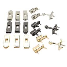 Premium 6PCS Bag Lock Set Metal Fastener For Fashion Women Handbag Backpack Repair And Creative Craft Projects