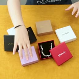 5Pcs/lot Custom Your Logo Kraft Box Paper Present Packaging Box Ring Earring Pendant Protection Christmas Gift Box 5x5cm