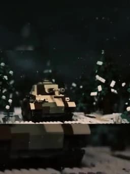 QUAN GUAN No. 4 Type G Tank Building Block Toy Collection Model Children For Christmas And Birthday Gifts