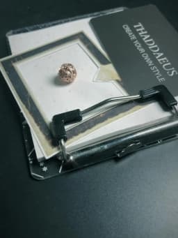 Rose Gold Beads Water Drop 925 Sterling Silver Charm Jewelry Accessories Trendy Gift For Women