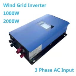 2000W Wind Grid Tie Pure Sine Wave Inverter Source Power from the Wind Turbine Input45V ~ 90V Output Frequency 46Hz~65Hz