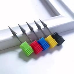 Tip Tungsten Carbid Nail Drill Bits Electric Manicure Drill Accessory Milling Cutters for Nail Gel Polish Remover Nail Tools