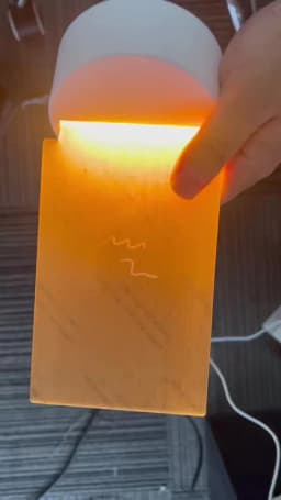 Diy Notepad LED Drawing Board Glowing Acrylic Message Board With Pen Erasable Children's Drawing Letter Message Board Night Lamp