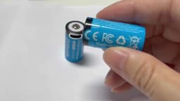 PUJIMAX Type-C Rechargeable CR123A 2550mWh 3V Lithium Battery Rechargeable Battery High Capacity  Portable Stable Output
