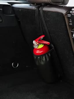Fire Extinguisher Car Mount Fire Extinguisher Mount Easy Installation Water Cup Storage Bag Holder Pack For Car Seat