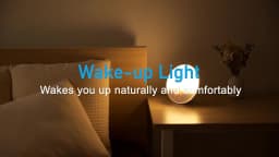 WiFi Smart Sunrise Alarm Clock Wake-up Light RGB APP Control Sunlight Simulation Night Light Sleep Aid with Speaker White Noise