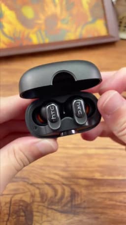 HTC NE79 Real Time Translation Earphone Bluetooth HiFi Music HD Call Noise Reduction Wireless Earbud LED Display With Mic