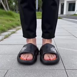 Men's Massage Slides Ultra Soft Cloud Slippers Thick Sole Non-slip Indoor Outdoor Sandals Casual Beach Flip Flops Big Size 48 49