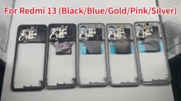 NEW Middle Frame Mid Housing Bezel Replacement parts For Xiaomi Redmi 13 13C 14C A5 Middle Frame