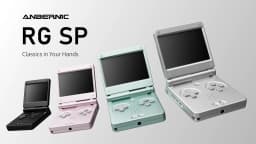Anbernic RGSP Flip Classic Handheld Game Console 3.4'' IPS Linux 64-bit 3300mAh Retro Gaming Player Wifi HD-Connect To TV RG SP