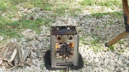 Boundless Voyage Titanium Camping Stove Portable Wood Burning Stove Multi-Fuels Stove for Outdoor Backpacking Hiking BBQ