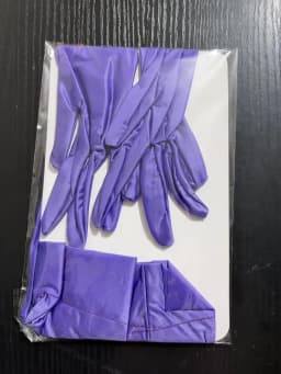 43cm Women Elastic Stain Smooth Five Finger Long Gloves Oil Shiny Glossy Sun Protection Party Wedding Luxury Silky Maid Gloves