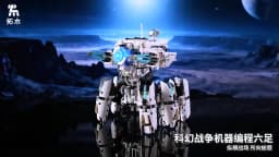 Technical Programming Hexapod Robot Science Fiction War Machine Building Blocks City Remote Control Robots MOC Bricks Toys Gift