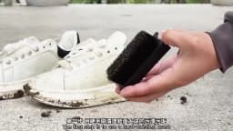 White Shoe Cleaner Foam Dry Cleaning Kit 150ML Waterless Foam Sneaker Cleaner Shoe Brush and Cleaning Cloth Set