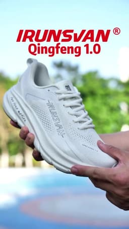 IRUNSVAN Professional Men's Running Shoes Carbon Plate Marathon Light Wide Shoe Upper Support Shock-Relief Sport Shoe