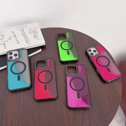Night Light Liquid Quicksand Magnetic Case for IPhone 17 Air 16 E 15 14 13 Pro Max Plus 16E 17Pro Magsafe Mag Safe Phone Cover