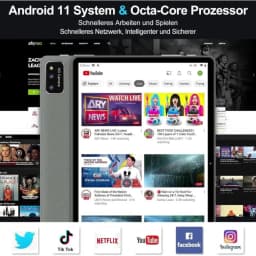 10.1 Inch T10 Android 11 Tablet PC CPU RAM 4GB ROM 64GB S22 Sun50iw Processor, Cortex-A53 Dual Camera Type-C Octa-Core