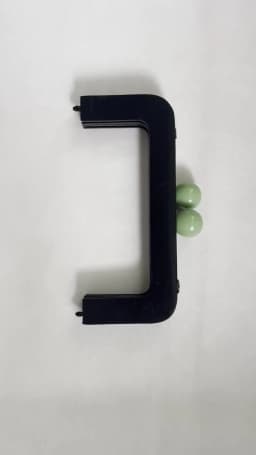 Resin Kiss Clasp Lock Candy DIY Purses Making Frames With Holes Coin Purse Handbag Sewer Tailors Solid Wooden Purse Frame Handle