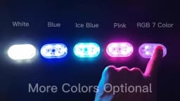 LED Ambient Night Light USB Rechargeable Cabinet Light Room Decor RGB Lights Atmosphere Lamp Magnet Wireless Car Interior Light