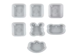 Playing Cards Epoxy Resin Silicone Mold with Hole Poker Mould DIY Earring Pendants Key Chain Crafts Ornaments Casting Tools