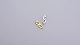 10pcs/lot Love Infinity Symbol DIY Connector Charm Stainless Steel Jewery Making for Necklace Bracelet